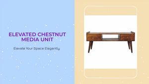 Elevated Chestnut Media Unit by@Outfy