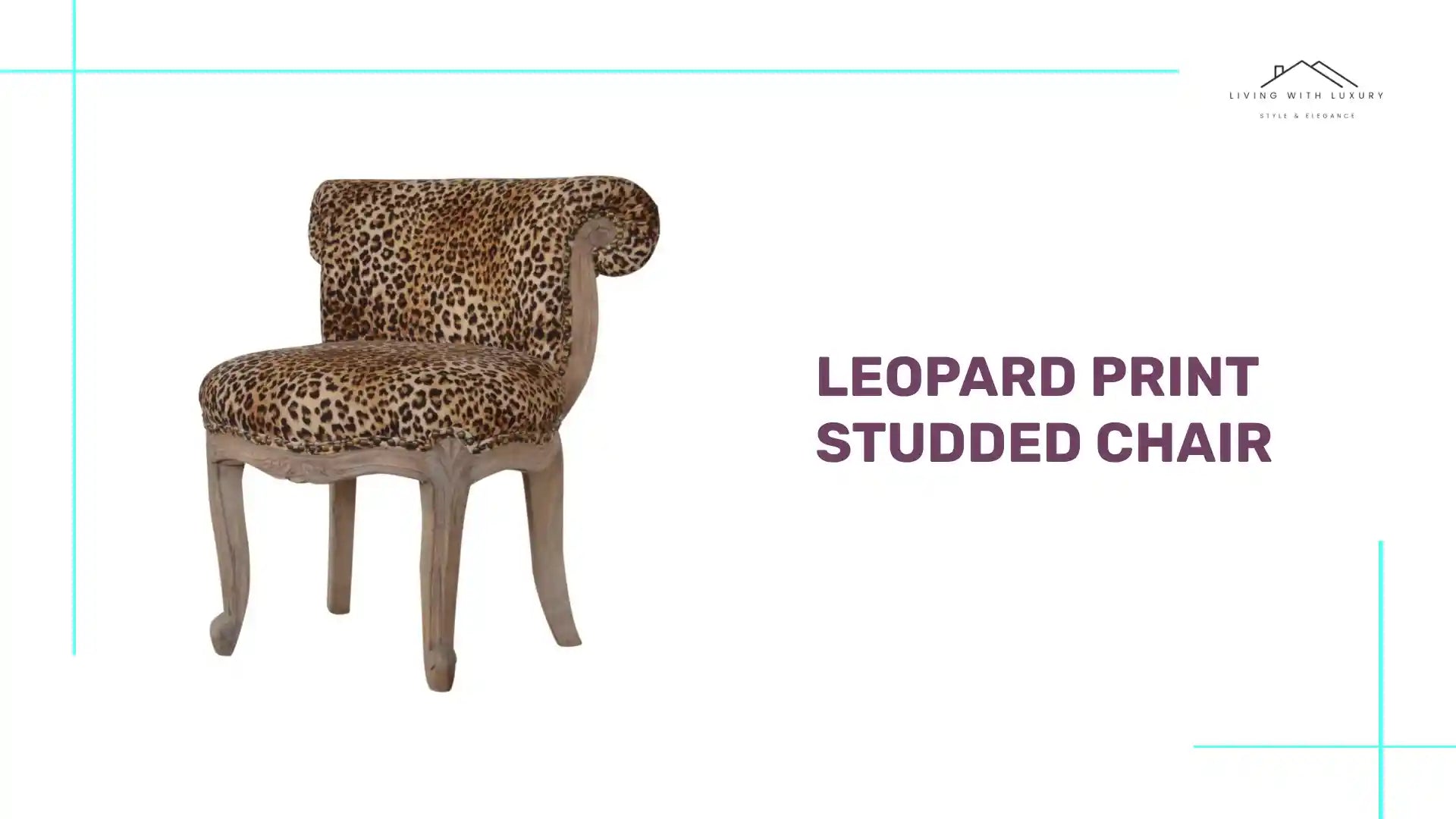 Leopard Print Studded Chair by@Outfy