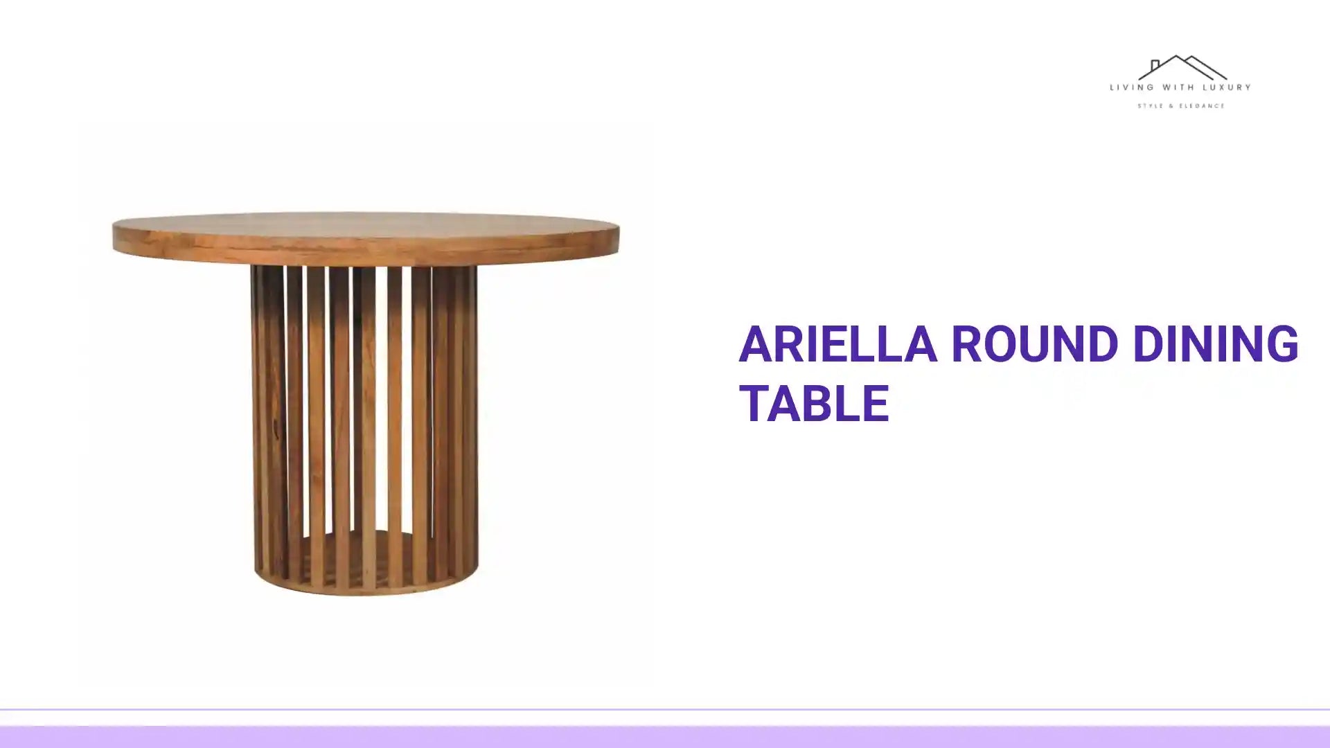 Ariella Round Dining Table by@Outfy