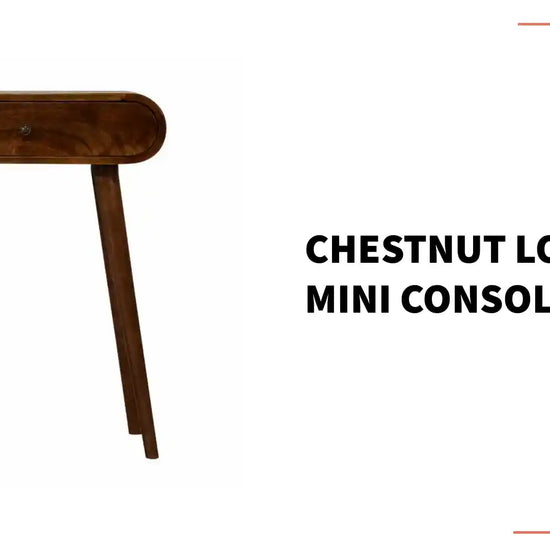 Chestnut London Mini Console by@Outfy