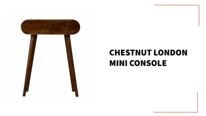 Chestnut London Mini Console by@Outfy