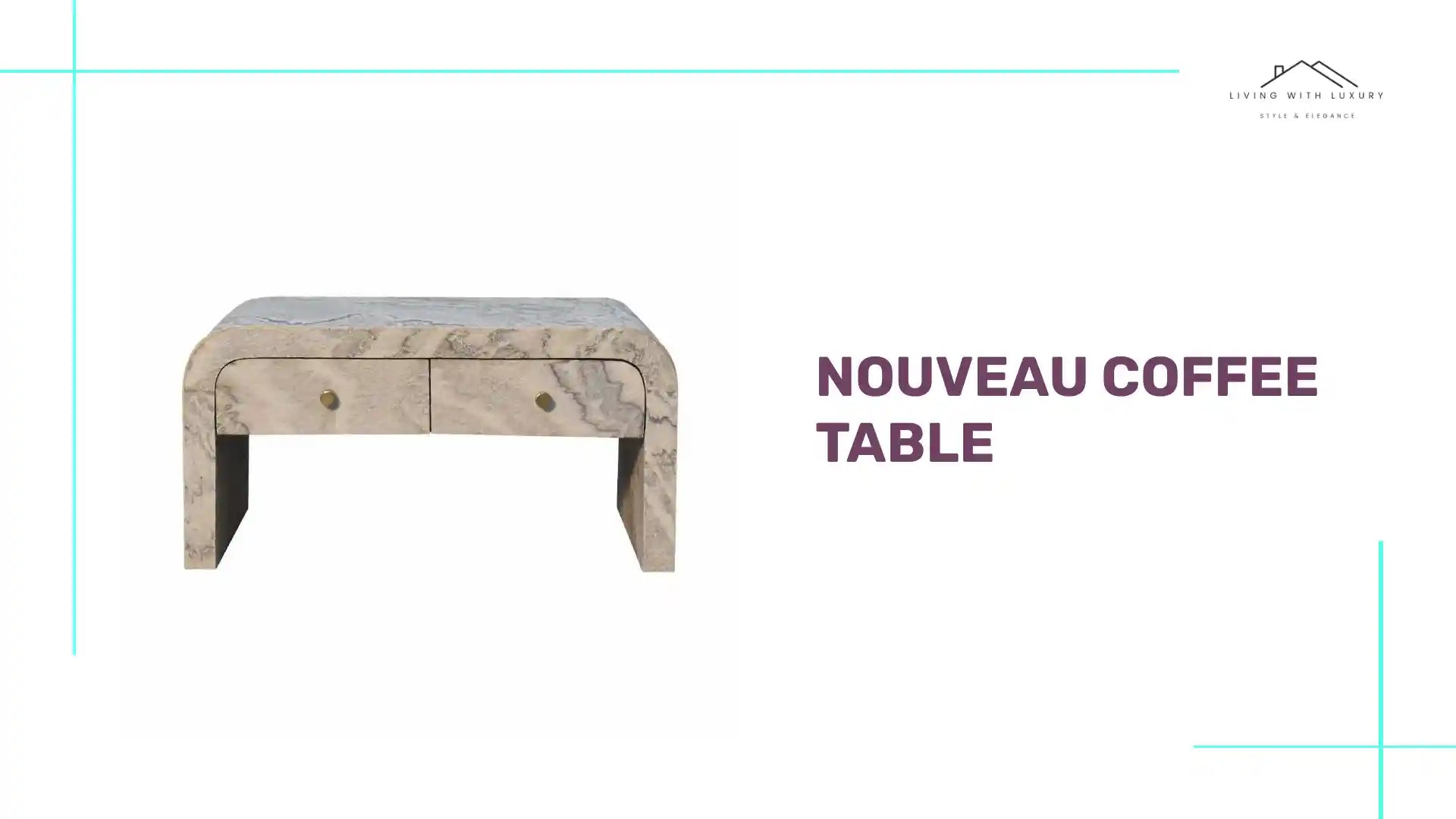 Nouveau Coffee Table by@Outfy