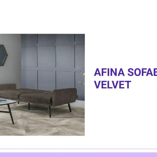 Afina Sofabed - Grey Velvet by@Outfy