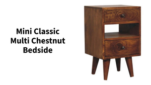 Mini Classic Multi Chestnut Bedside by@Outfy