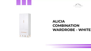 Alicia Combination Wardrobe - White by@Outfy
