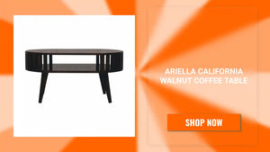 Ariella California Walnut Coffee Table by@Outfy