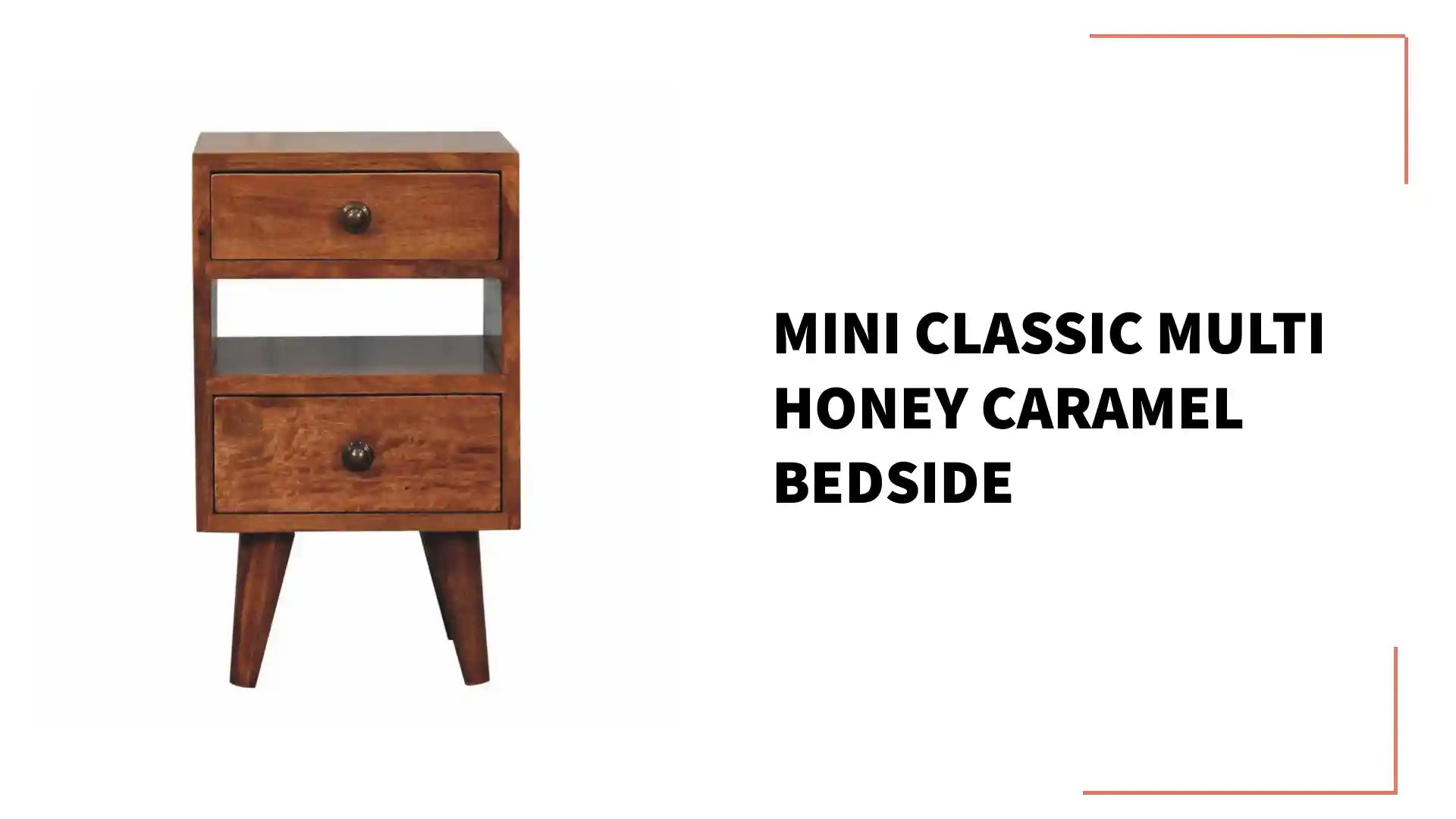 Mini Classic Multi Honey Caramel Bedside by@Outfy