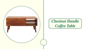 Chestnut Handle Coffee Table by@Outfy