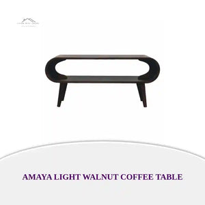 Amaya Light Walnut Coffee Table by@Outfy
