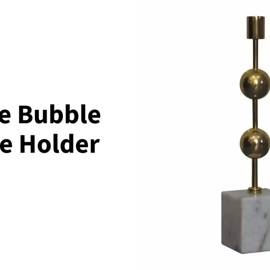 Marble Bubble Candle Holder by@Outfy