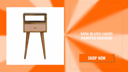Mini Blush Hand Painted Bedside by@Outfy