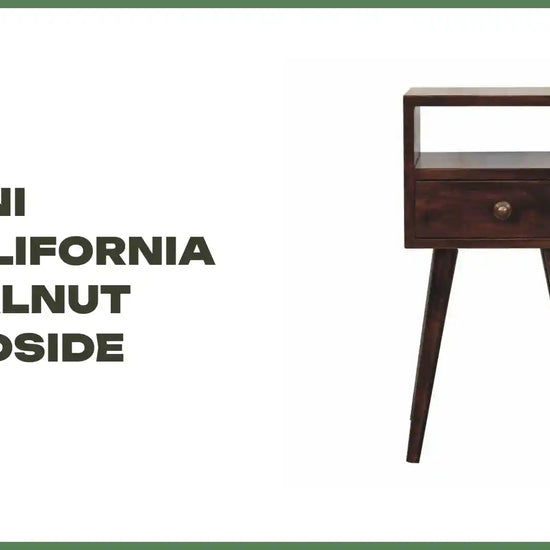 Mini California Walnut Bedside by@Outfy