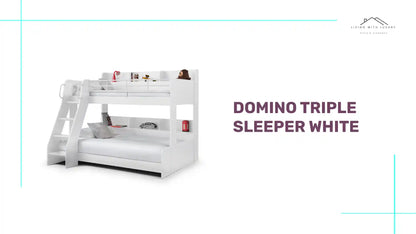 Domino Triple Sleeper White by@Outfy