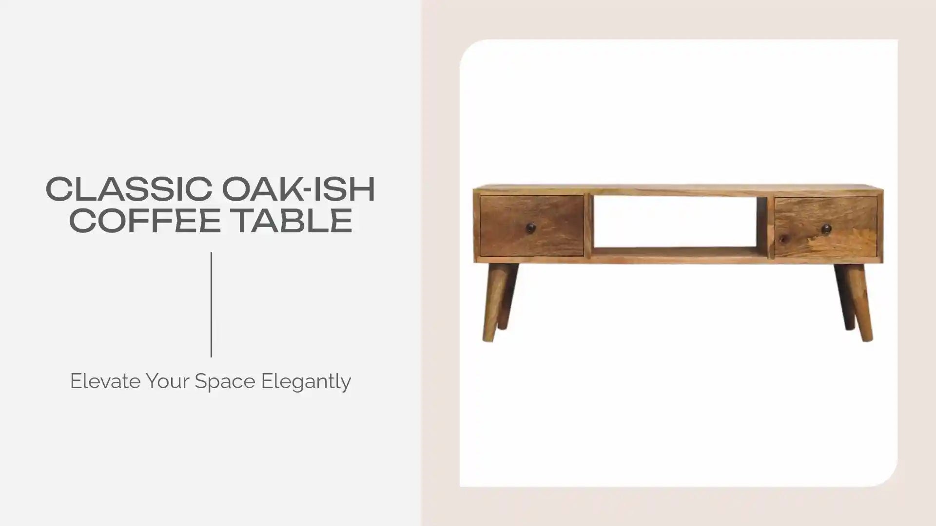 Classic Oak-ish Coffee Table by@Outfy