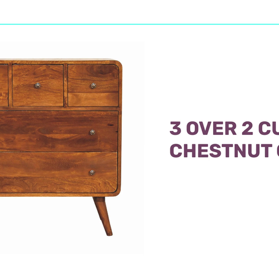 3 over 2 Curved Chestnut Chest by@Outfy