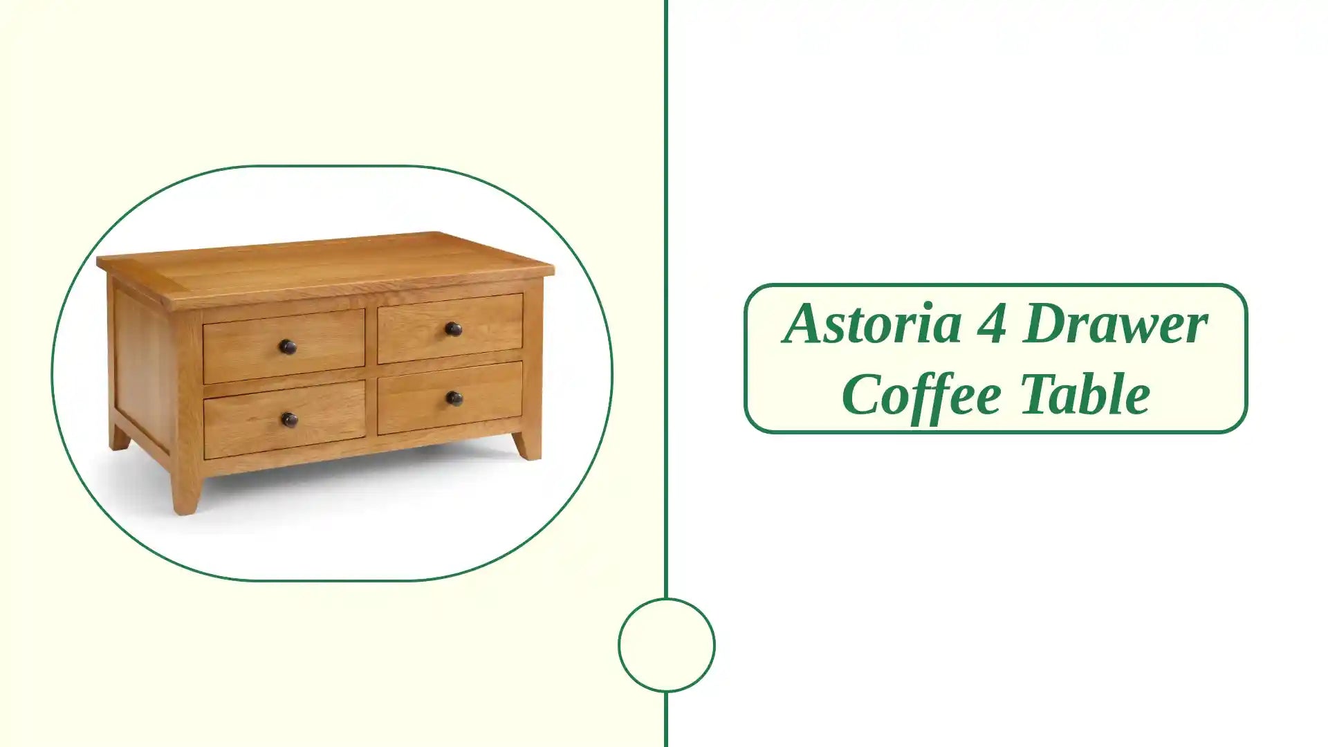 Astoria 4 Drawer Coffee Table by@Outfy