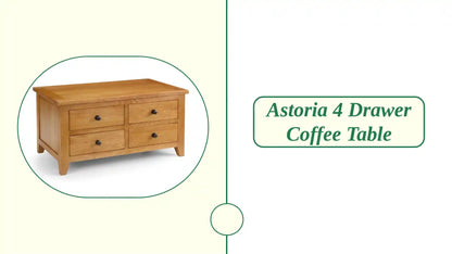 Astoria 4 Drawer Coffee Table by@Outfy