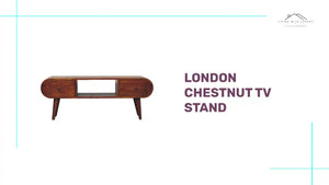 London Chestnut TV Stand by@Outfy