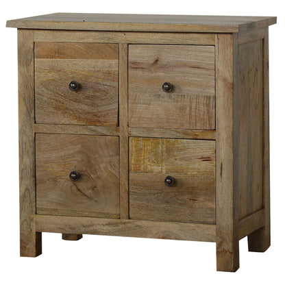 4 Drawer Mini Cabinet Living with Luxury