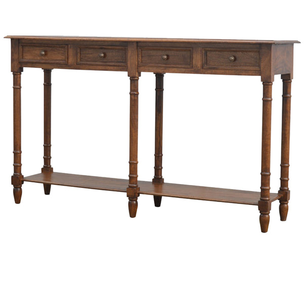 4 Drawer Hallway Console Table — premium furniture at Living with Luxury