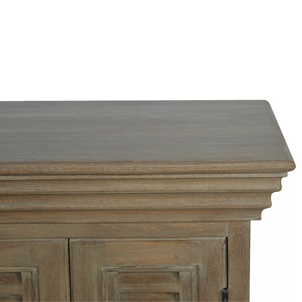 Grey Wash Shutter TV Cabinet - Living with Luxury