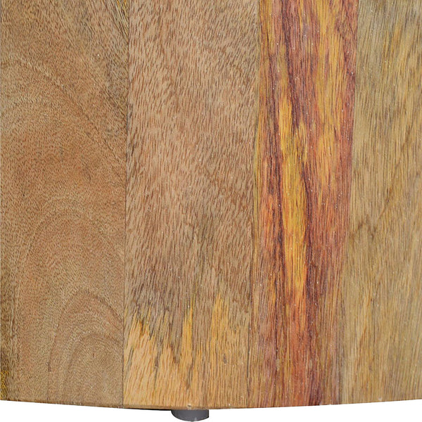 Round Wooden Coffee Table - Living with Luxury