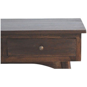 2 Drawer Walnut Hallway Console