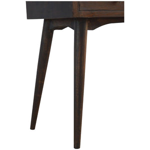 2 Drawer Walnut Hallway Console