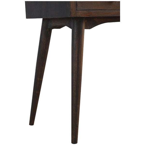 2 Drawer Walnut Hallway Console