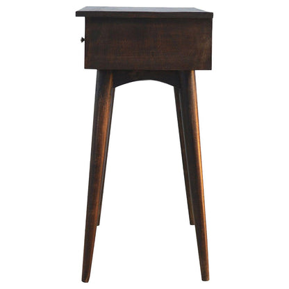 2 Drawer Walnut Hallway Console Living with Luxury