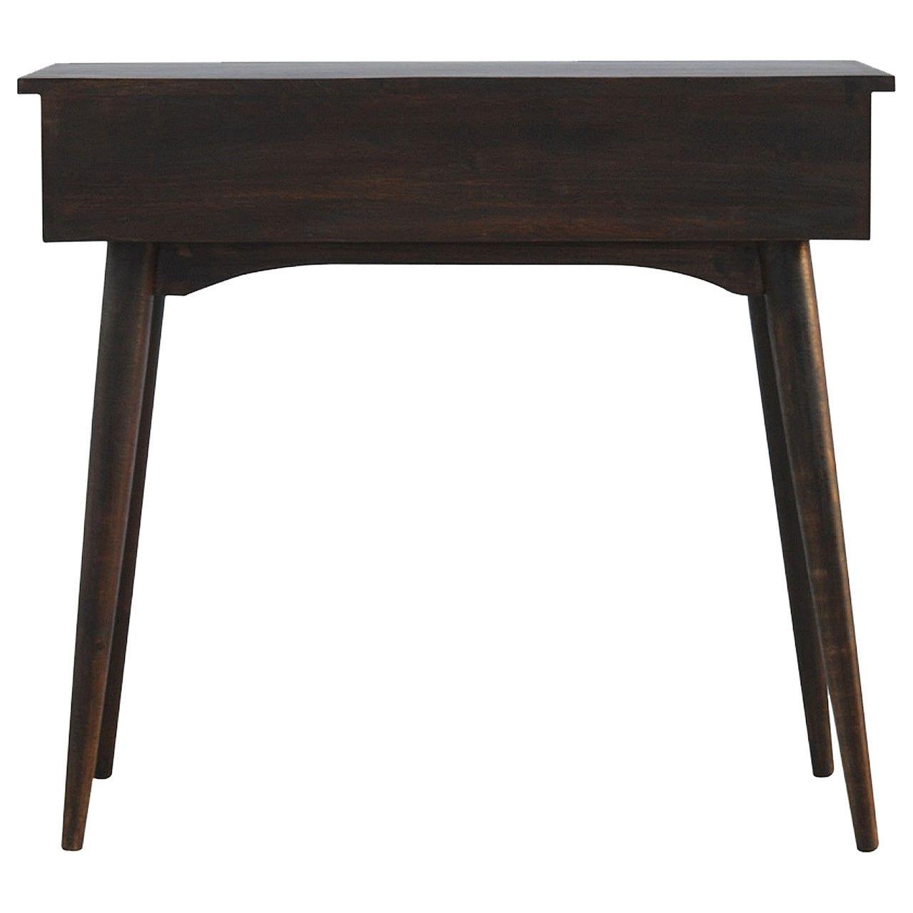 2 Drawer Walnut Hallway Console Living with Luxury