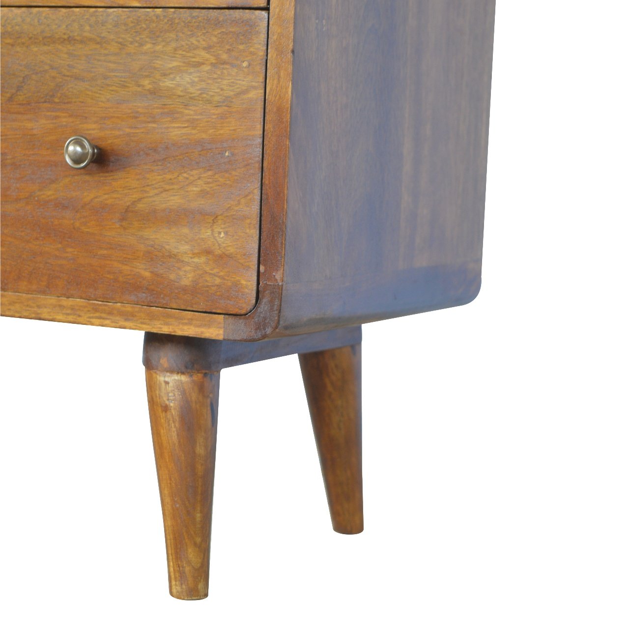 Curved Chestnut Chest - Living with Luxury