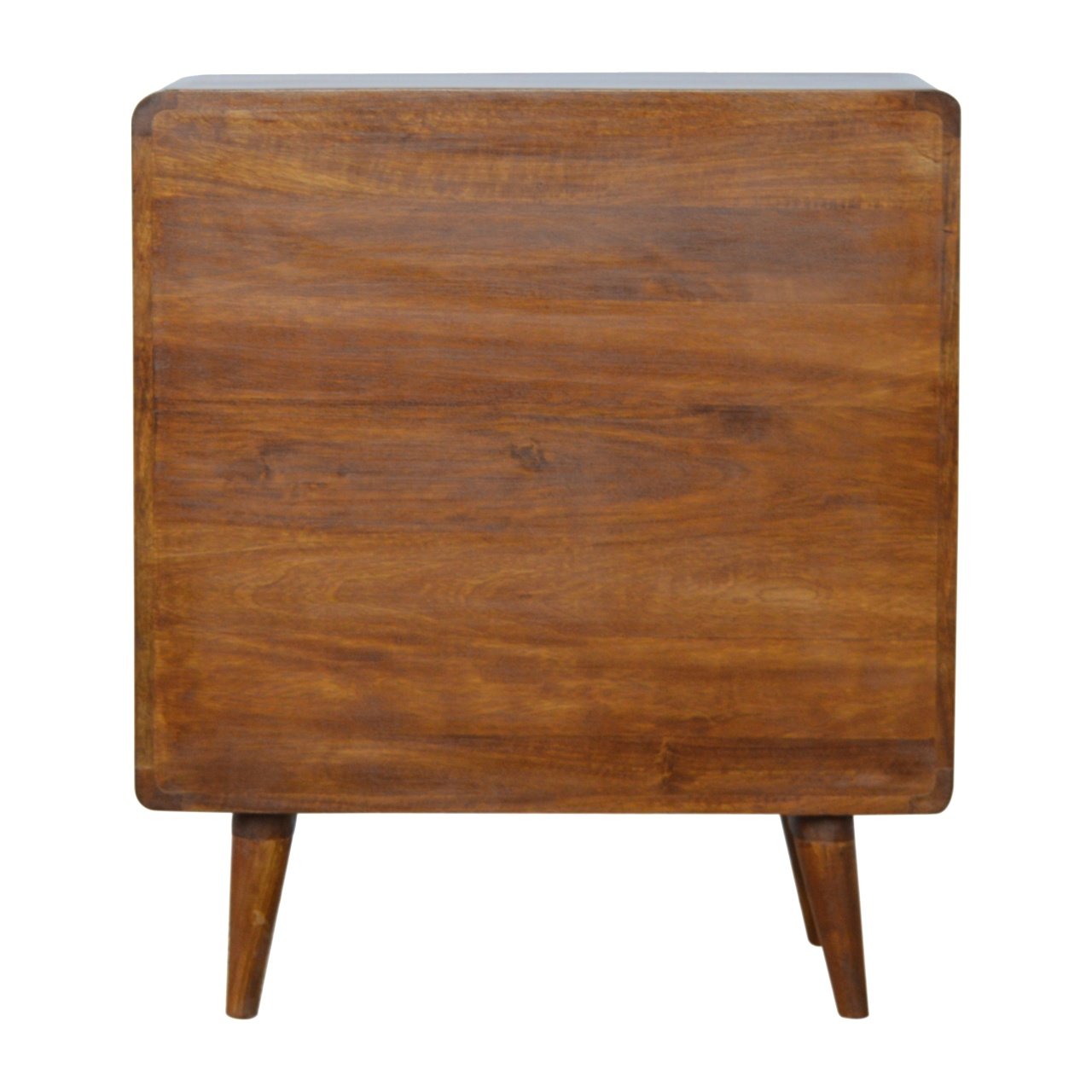 Curved Chestnut Chest - Living with Luxury