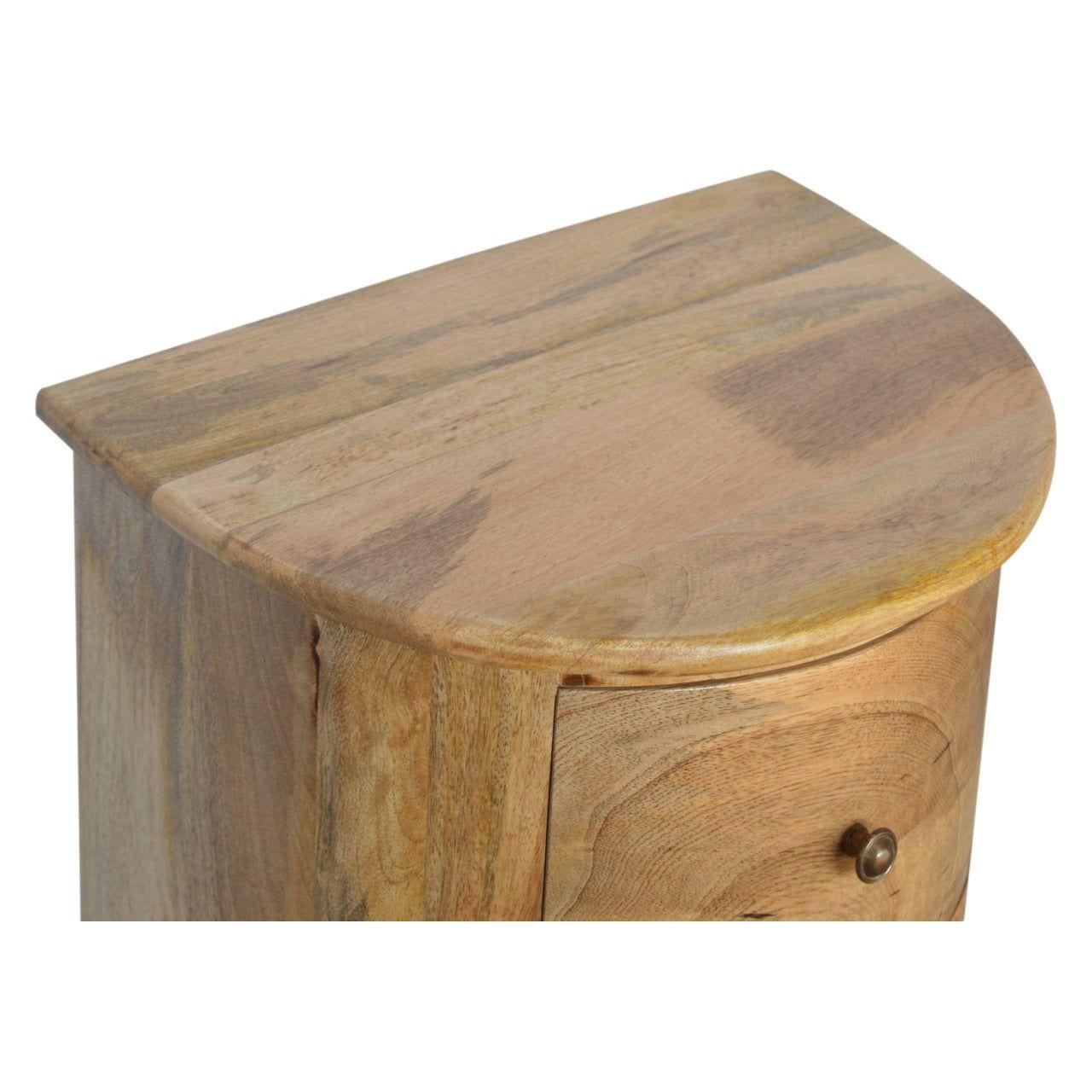 3 Drawer Serpentine Drum Chest Living with Luxury