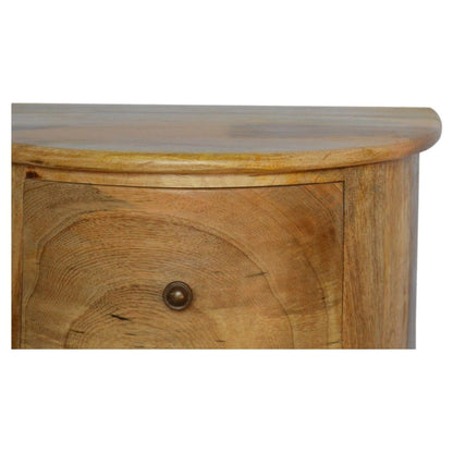 3 Drawer Serpentine Drum Chest Living with Luxury