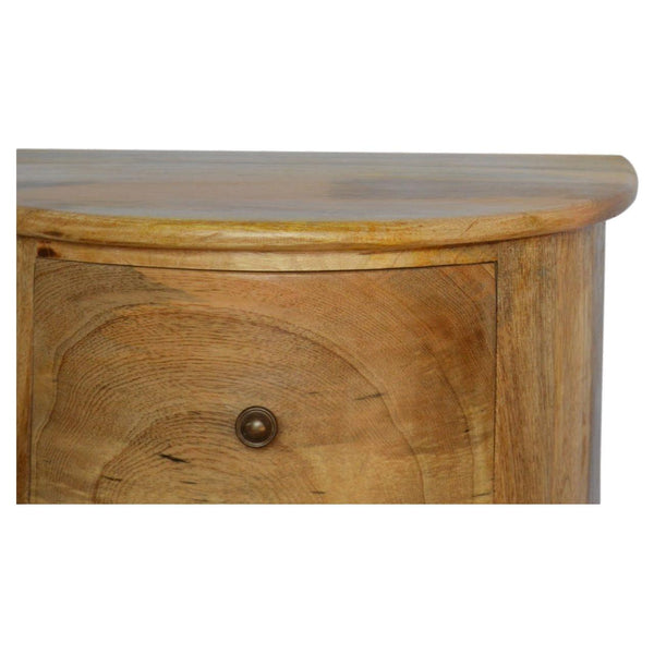 3 Drawer Serpentine Drum Chest