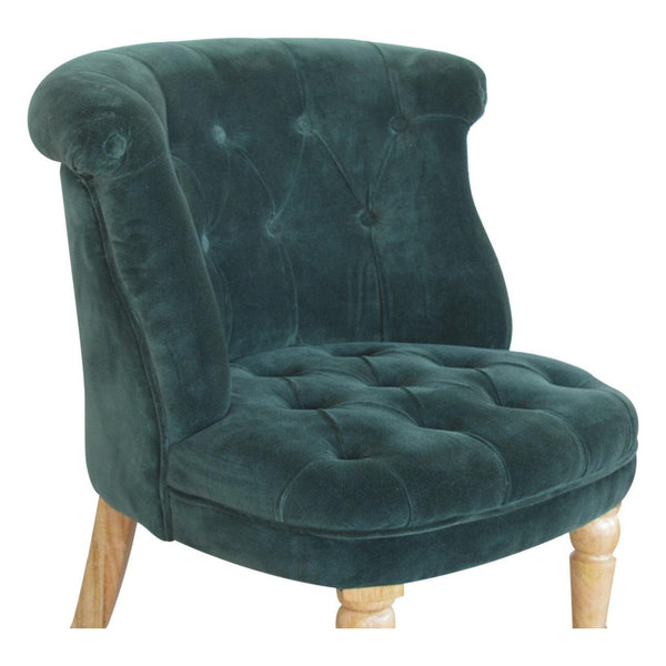 Emerald Velvet Accent Chair