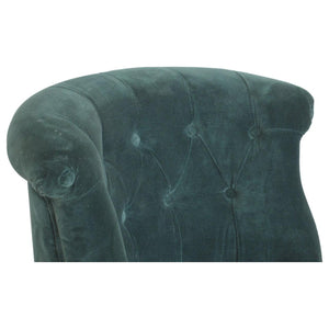 Emerald Velvet Accent Chair