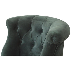 Emerald Velvet Accent Chair