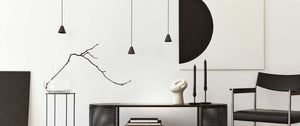Robin Rimini Pendants shown in a room setting
