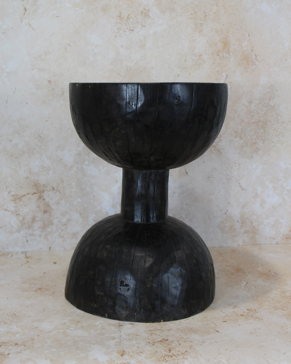 Tapered Wood Side Table - Cameroon - 93.3 - Living with Luxury
