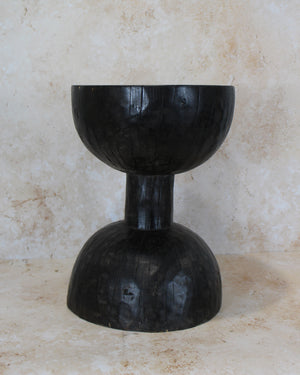 Tapered Wood Side Table - Cameroon - 93.3 - Living with Luxury