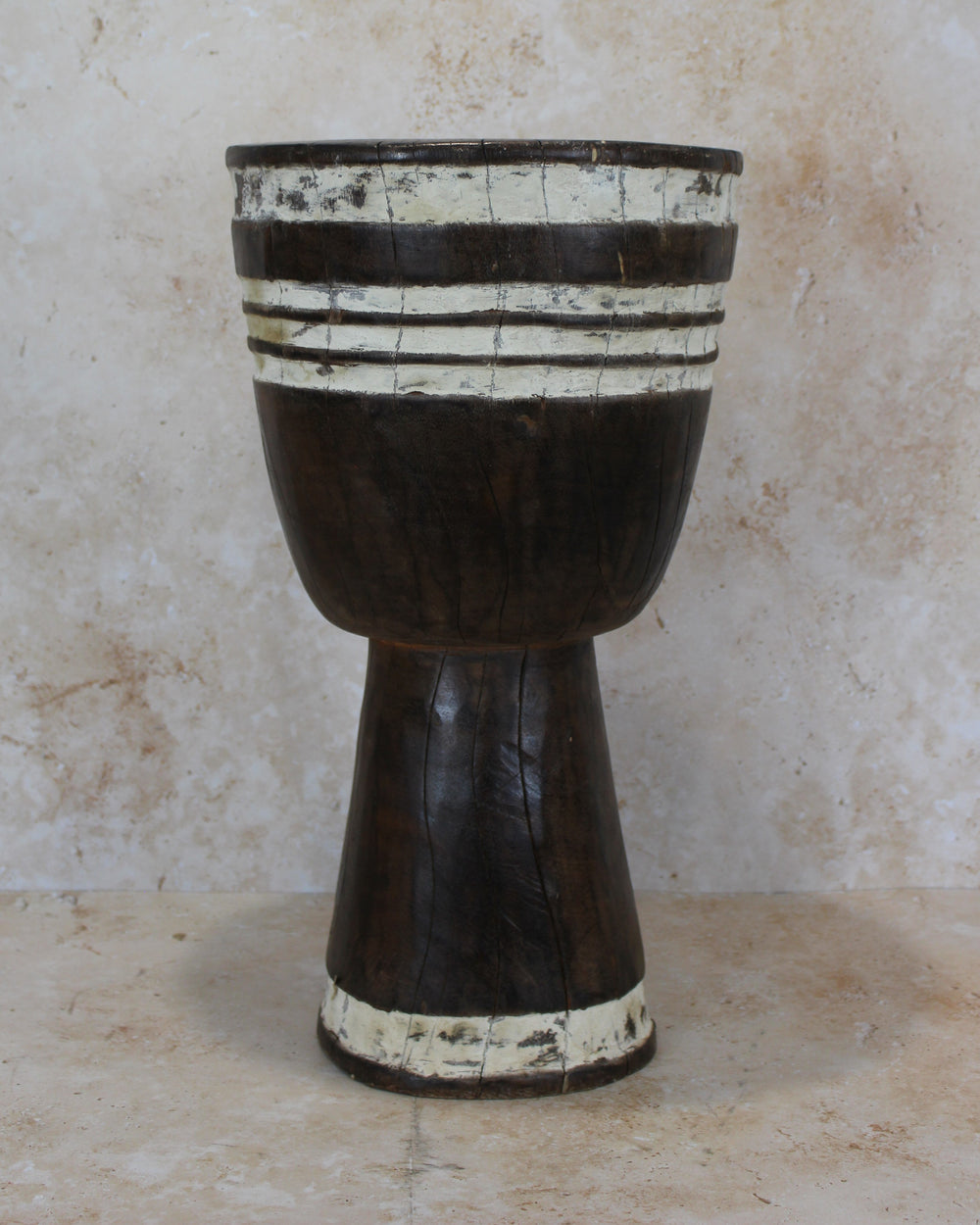 Tapered Wood Side Table - Cameroon - 93.2 - Living with Luxury
