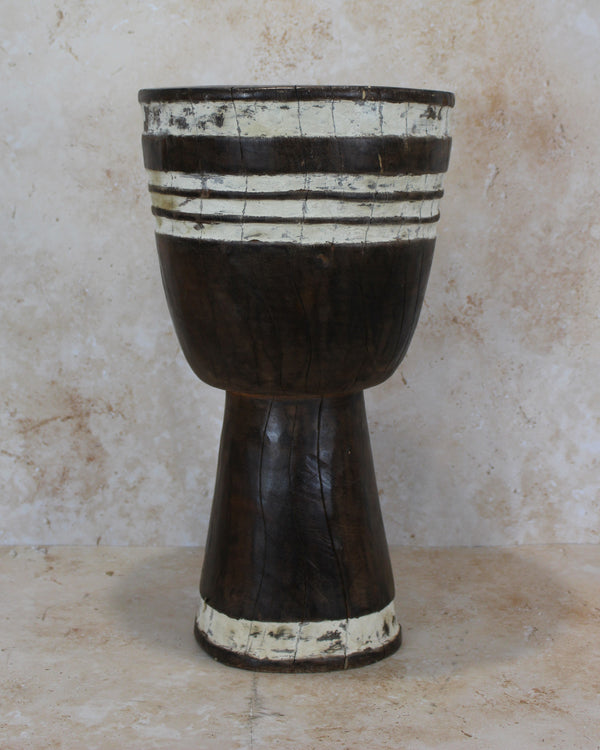 Tapered Wood Side Table - Cameroon - 93.2 - Living with Luxury