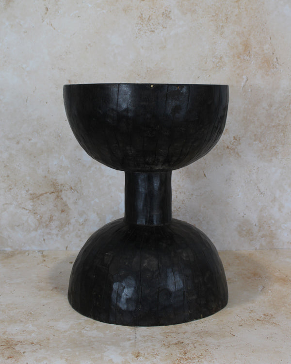 Tapered Wood Side Table - Cameroon - 93.3 - Living with Luxury