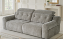 Harrison Electric Sofa – Charcoal, Teal & Grey Living Room Seating