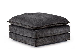 Solaya Black Footstool