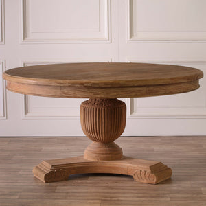 150cm Rustic Round Dining Table – view 6